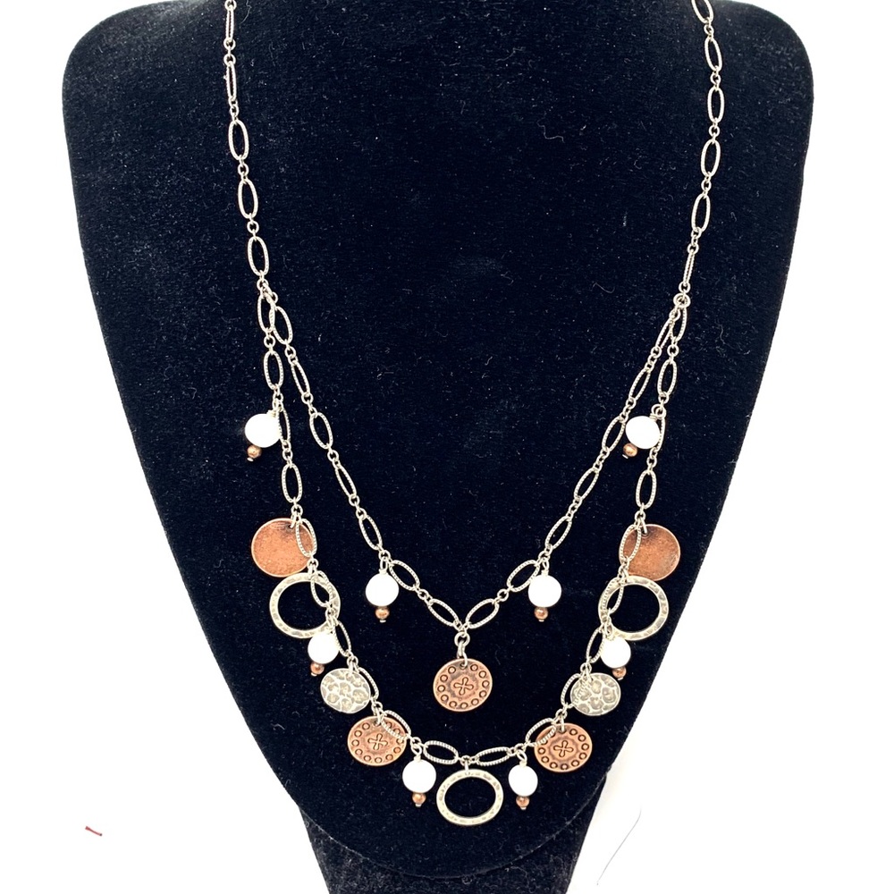 Silpada silver and multicolored necklace